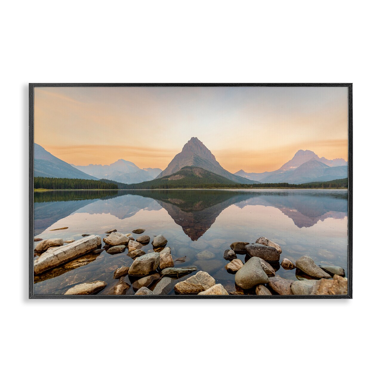 Stupell Industries National Park Central Mountain Framed Giclee, design by Jeff Poe Photography